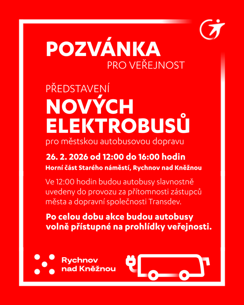 Nové elektro autobusy pro MHD Rychnov nad Kněžnou